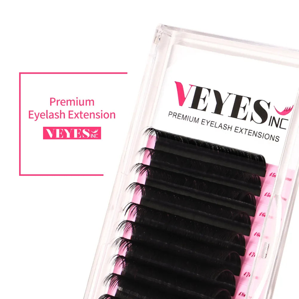 Veyes Inc Individual Eyelash Extensions Faux Mink Matte Lashes 8-20mm.