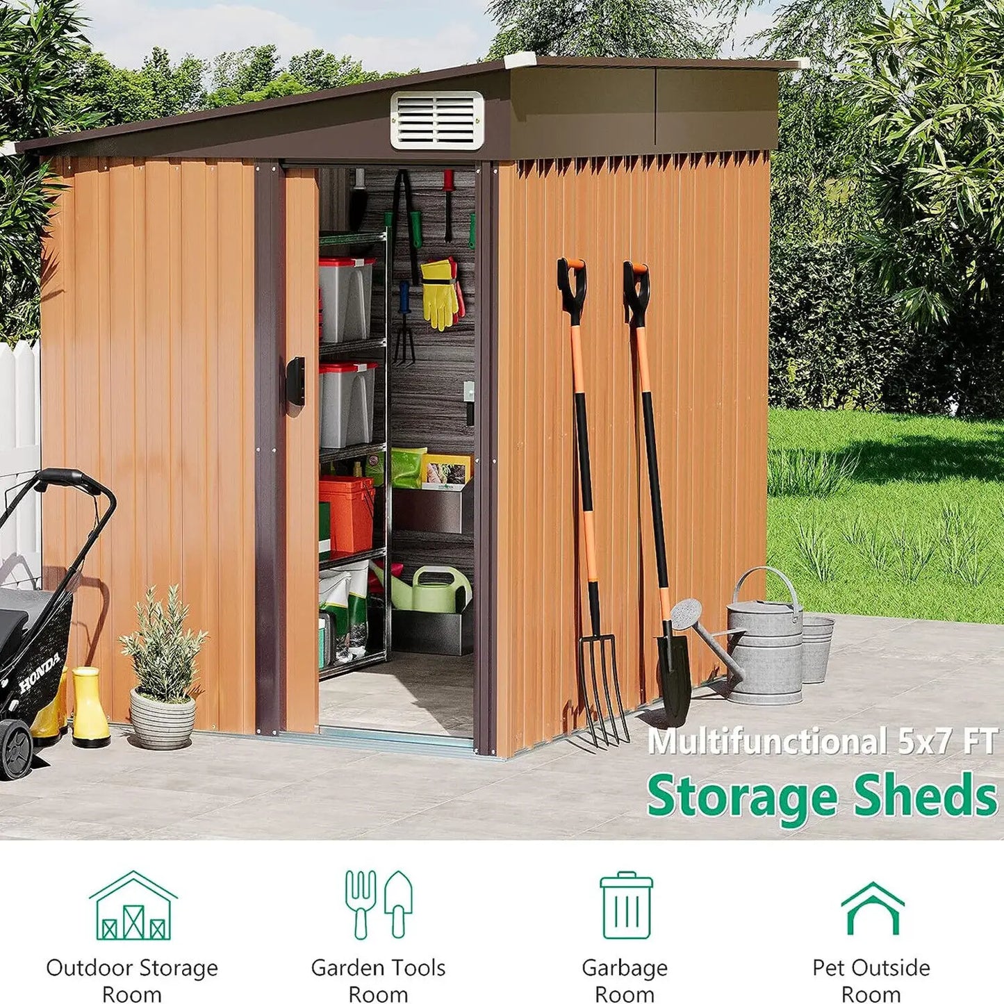 Outdoor Storage Sheds Metal Sheds