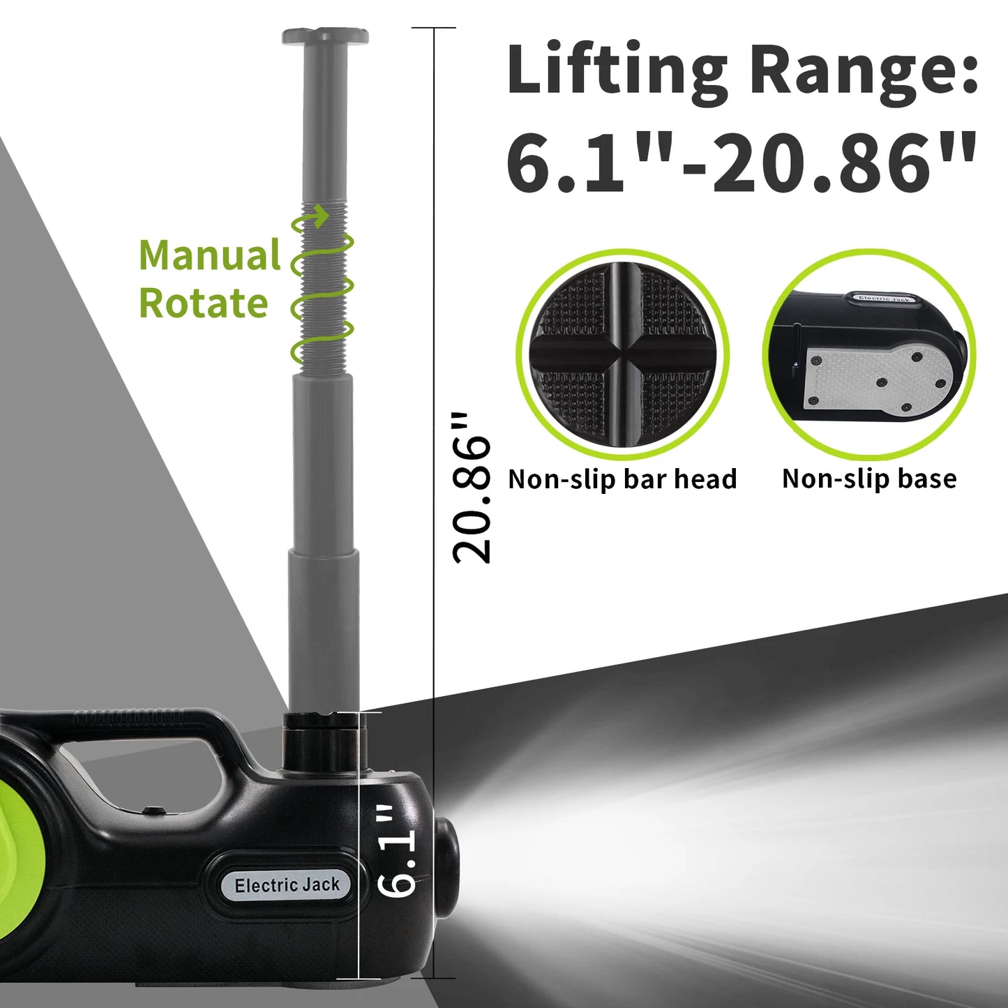 FOVOW 12V Electric Jack Kit 5 Ton.