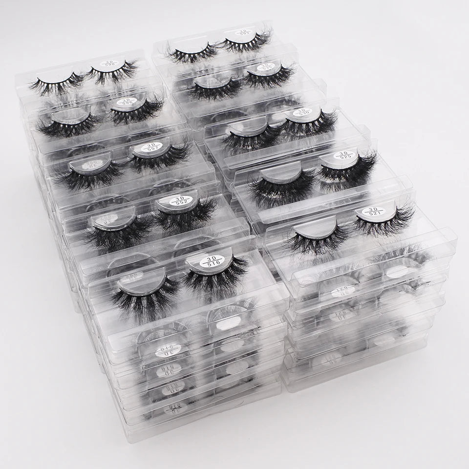 Fluffy Mink Eyelashes Wholesale Makeup Natural Lashes Bulk Wholesale.