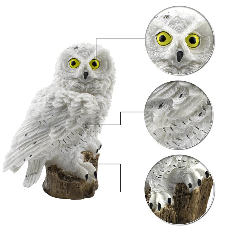 Solar Powered Garden LED Lights Waterproof Owl.