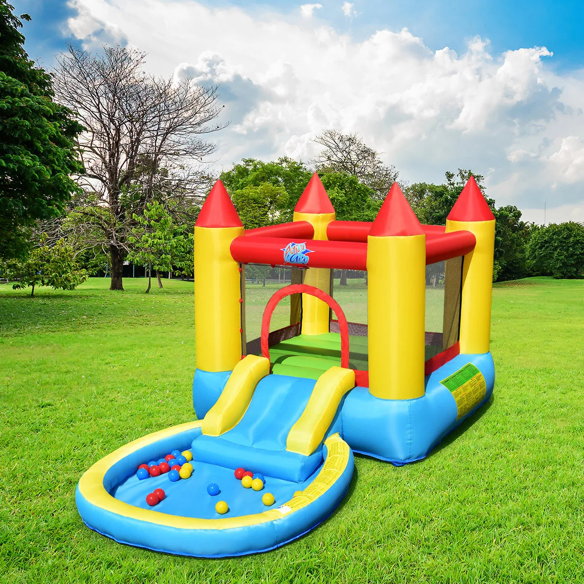 Inflatable Bounce House Kids Slide Jumping Castle.