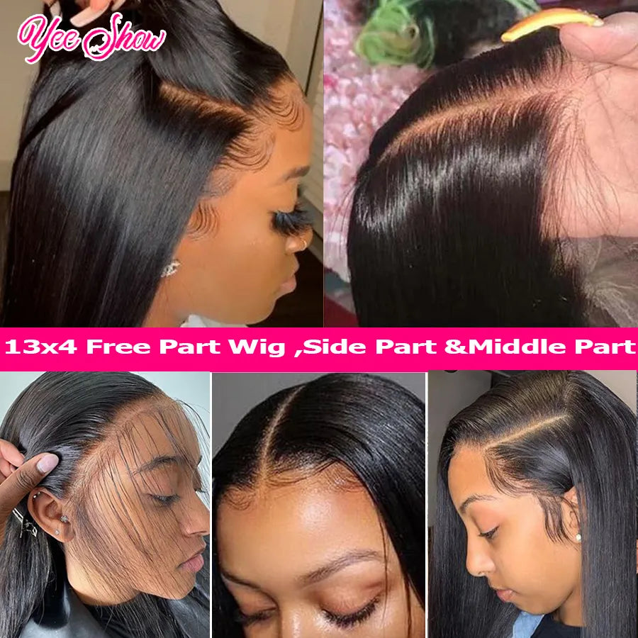 32 Inch Straight Lace Front Wig 13x4 Human Hair