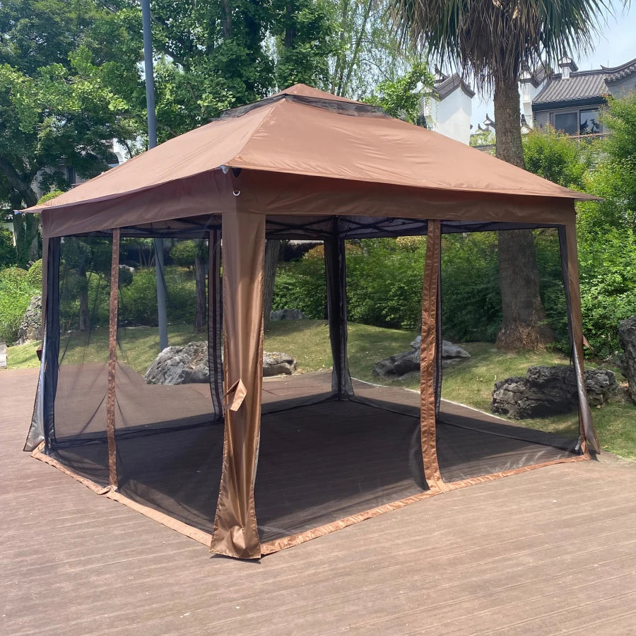 Outdoor 11x11Ft Pop Up Gazebo Canopy.