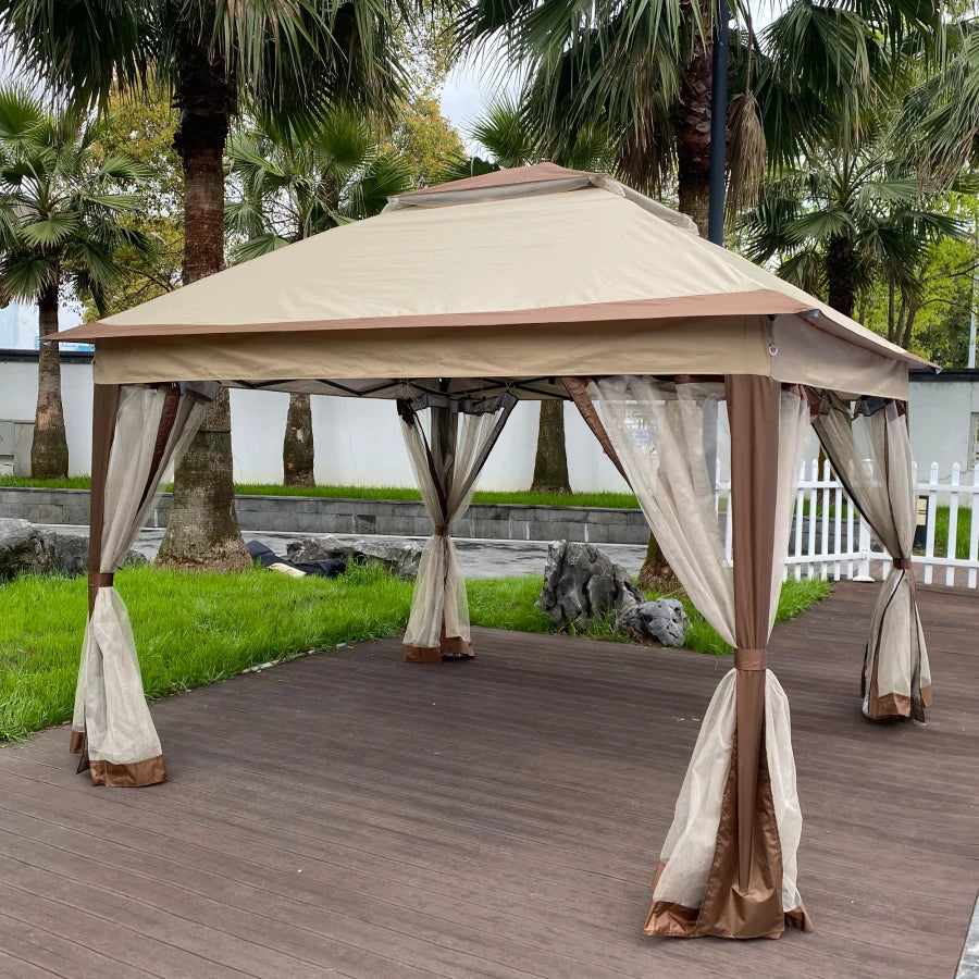 Outdoor 11x 11Ft Pop Up Gazebo Canopy.