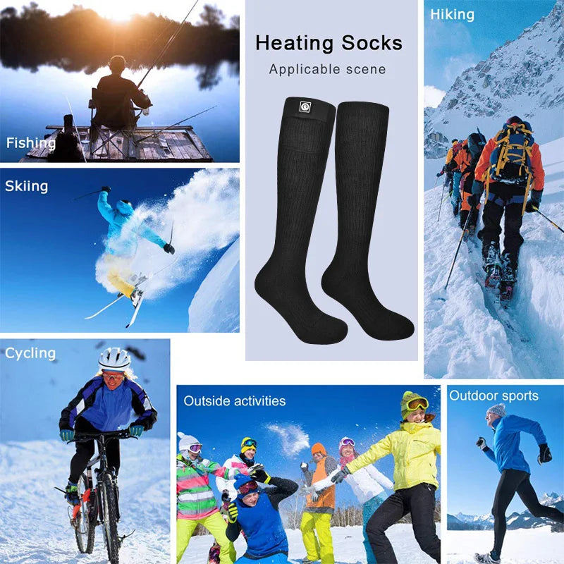 SAVIOR HEAT-Rechargeable Heated Socks for Men and Women.