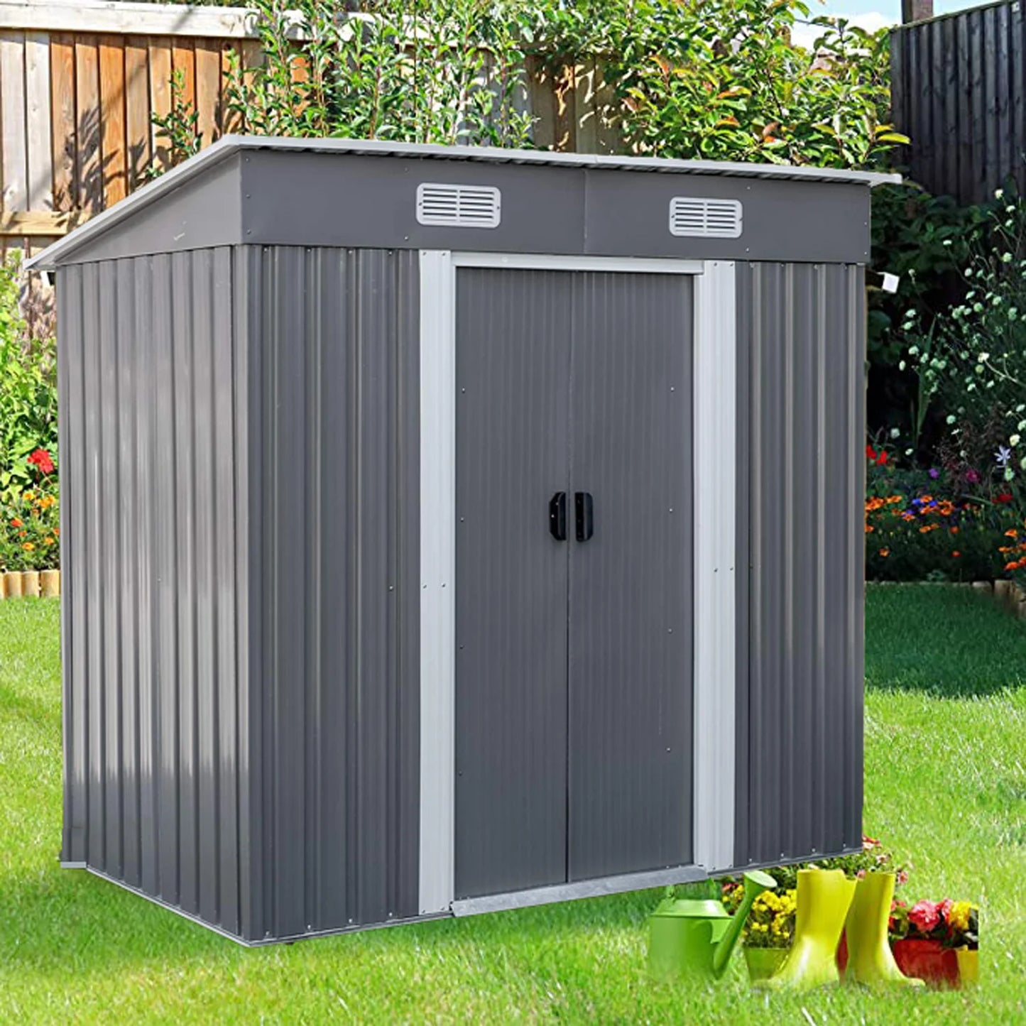 3.5x6FT Outdoor Storage Sheds Garden Shed.