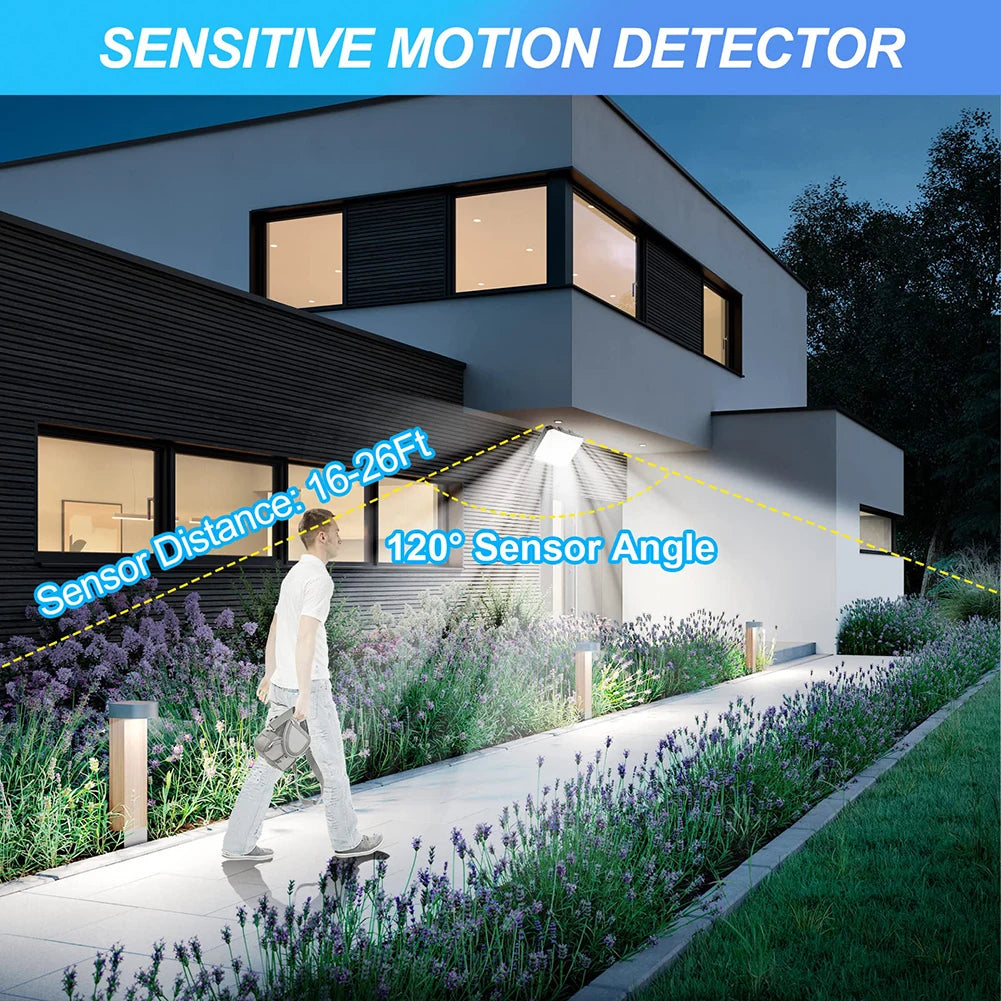 153LED Super Bright Solar Light Outdoor Motion Sensor.