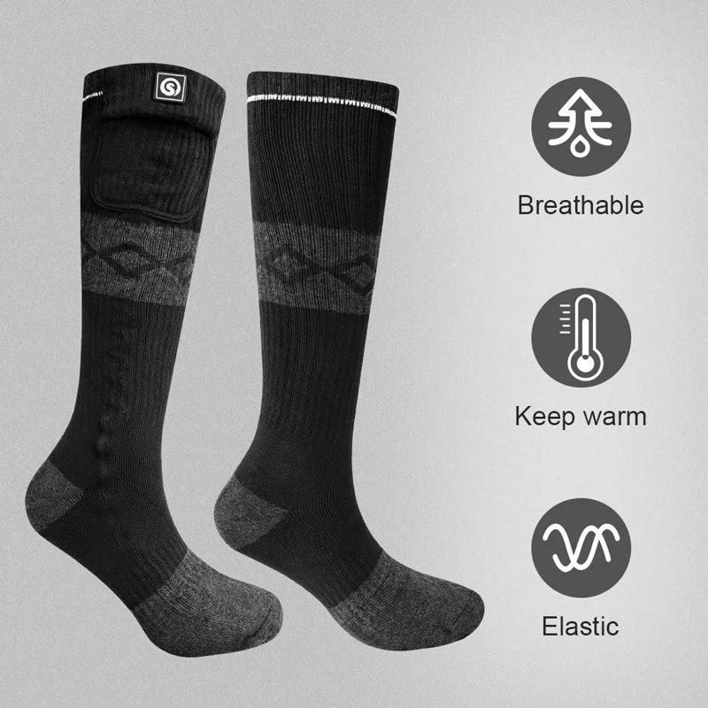 Savior Heat Winter Thermal Socks Motorcycle Men Women Compression