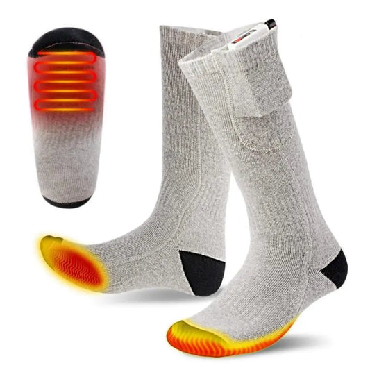 1Pairs Winter Heated Socks Men's Women's.