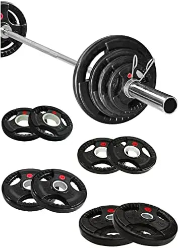 Barbell, 130-Pound, 300-Pound or 325-Pound Set, Multiple Packages