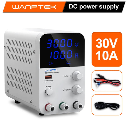 Wanptek adjustable DC power supply 30V 10A.