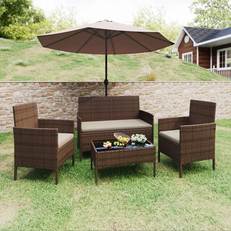 Greesum Patio Furniture 4 Pieces