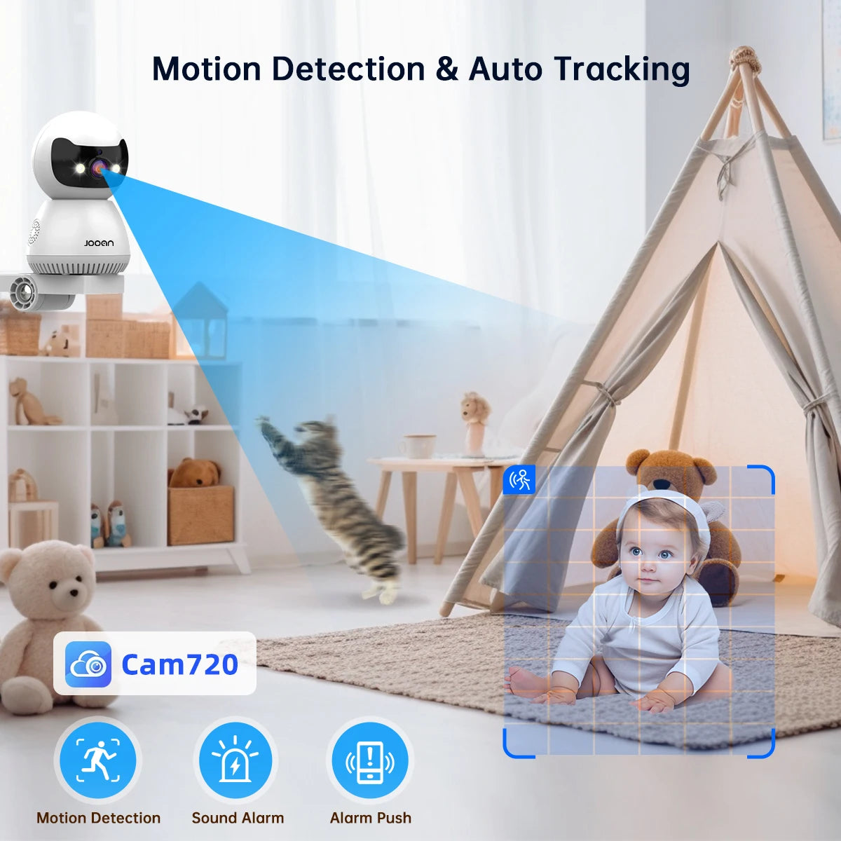 JOOAN 5MP 3MP IP Camera 5G WiFi Home Security Camera.