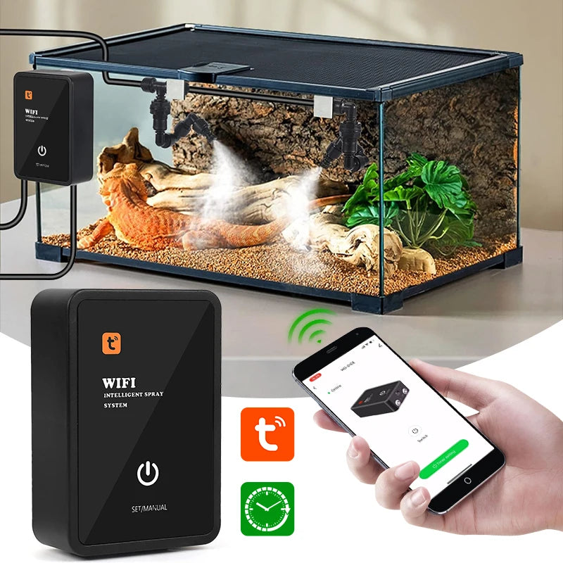 Intelligent Reptile Spray Humidifier Irrigation Timer WiFi.