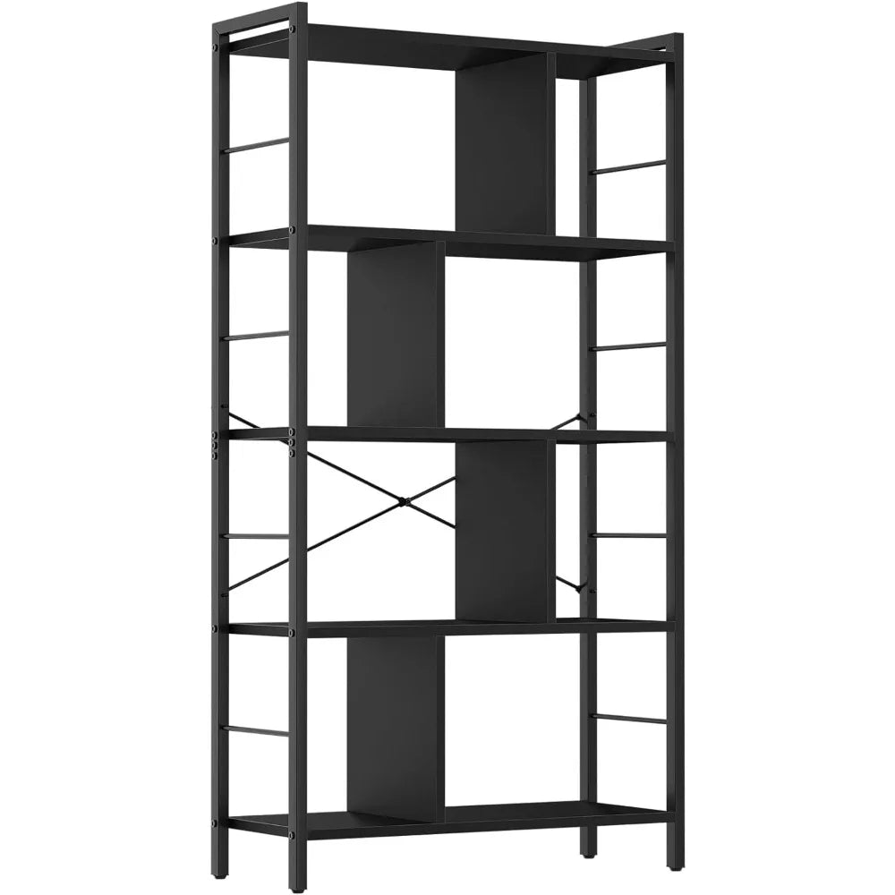 5 Storey Industrial Wood Metal Frame Vertical.