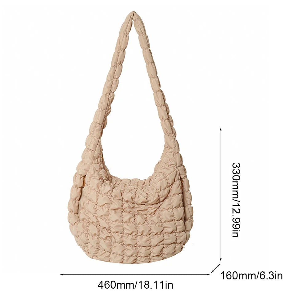 Quilted Cross Body Shoulder Bag for Women Big Capacity