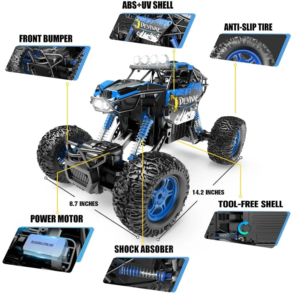 Large Remote Control car for Boys Kids with Lifting Function.