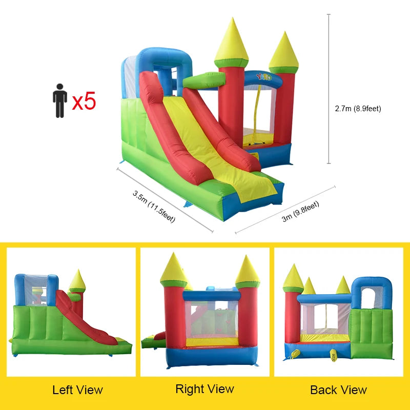 YARD Inflatable Bounce House Kids Castle 3.5x3x2.7M.