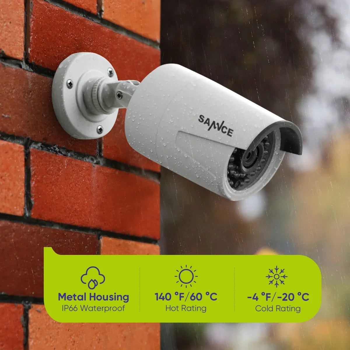 SANNCE 8CH 5MP HD POE Video Security Surveillance Cameras