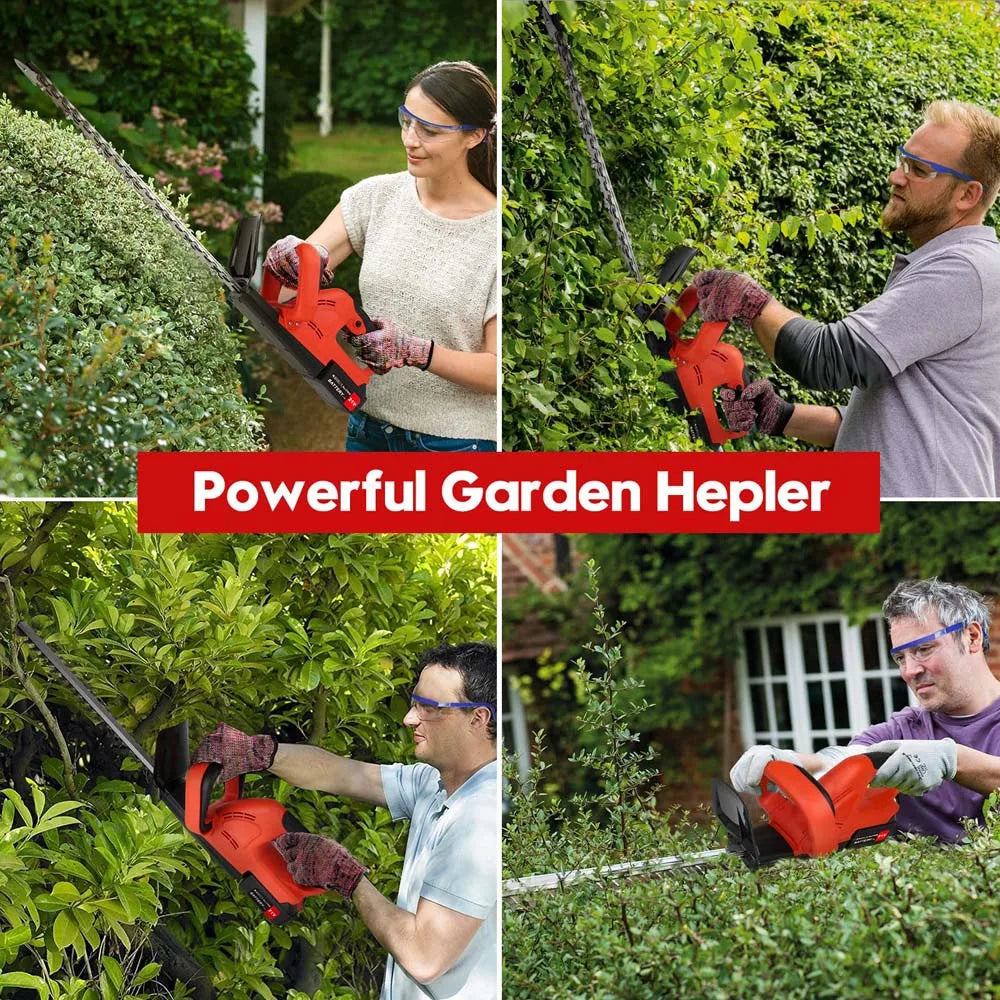 Powsawer 21V Electric Hedge Trimmer Cordless