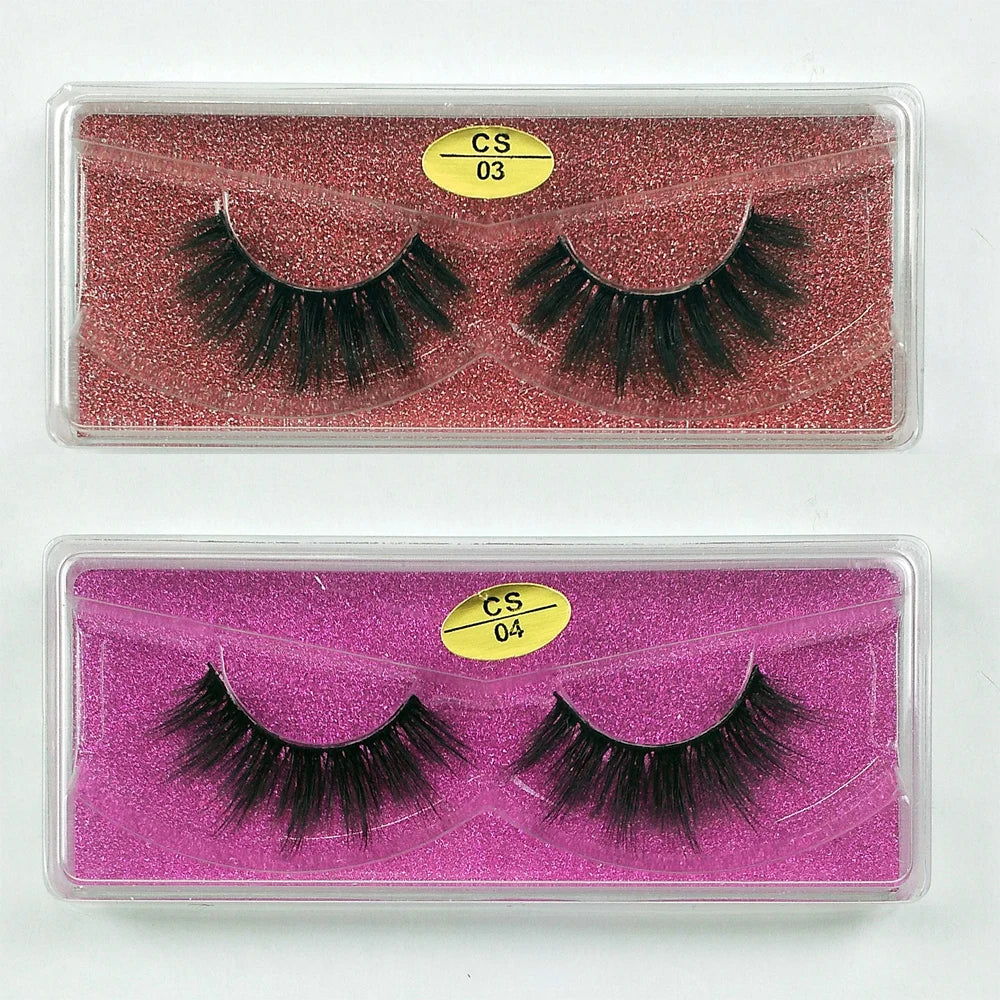 3D Mink Lashes Bulk Wholesale 30/50/100pcs Natural Fluffy Wispy