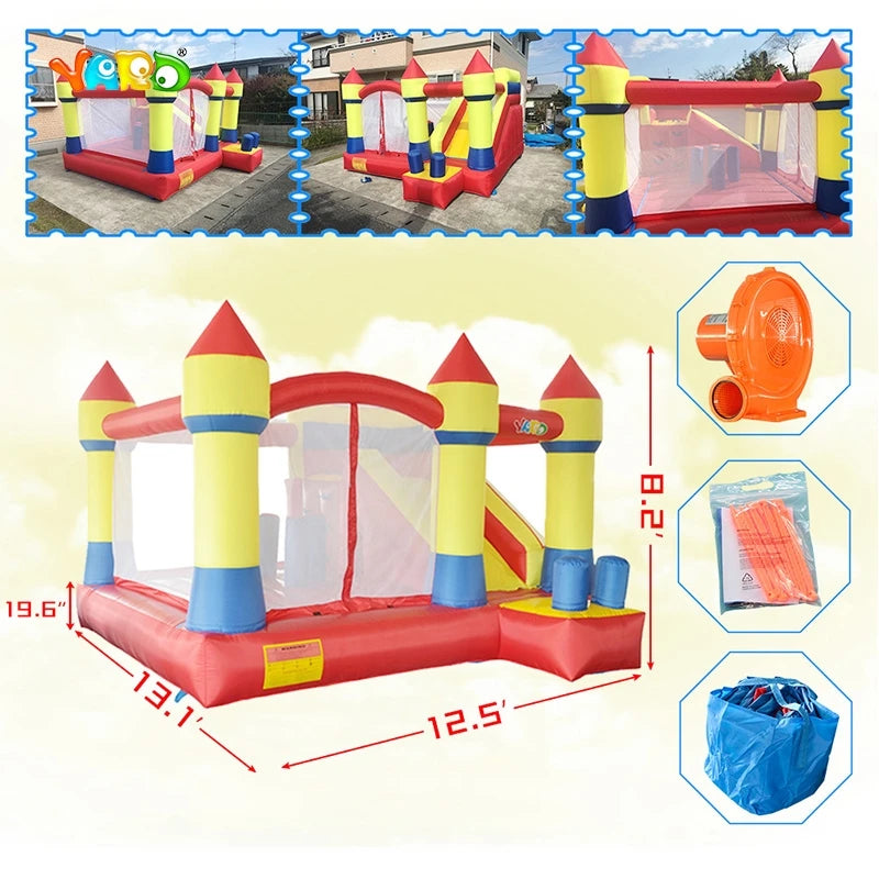 Inflatable Trampline Bouncy Castle Jumping House With Blower.