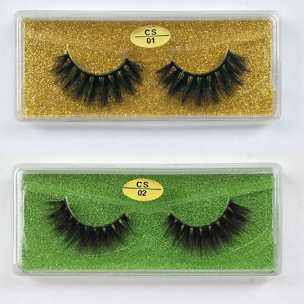 3D Mink Lashes Bulk Wholesale 30/50/100pcs Natural Fluffy Wispy