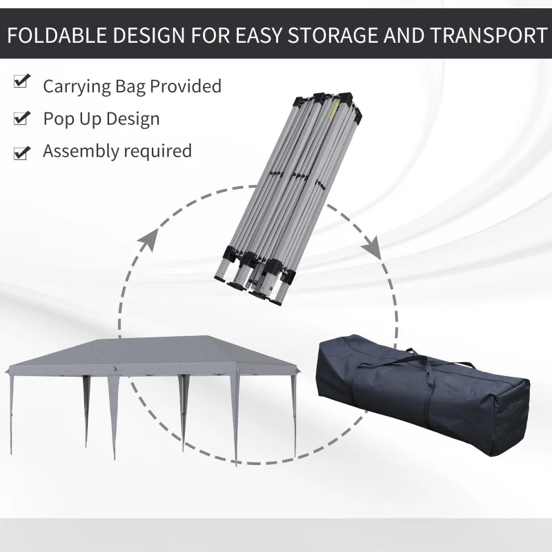 10'x19'Extra Large Pop Up Canopy.