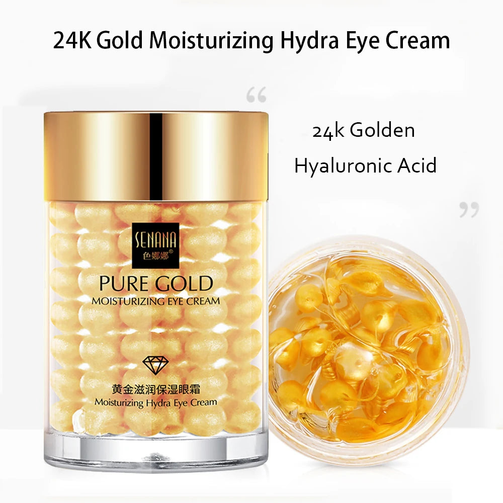 Face Cream Kit 24K Gold Niacinamide Essence Remove Dark Eye Circles.