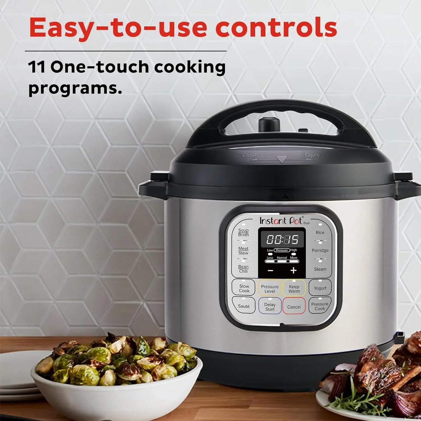 Instant Pot Duo 7-in-1 Mini Electric Pressure CookerMaker, Warmer.