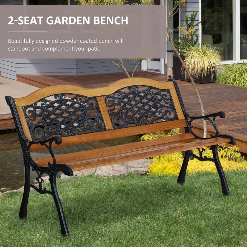 50" Outdoor Garden Bench,with a 2 Person Loveseat