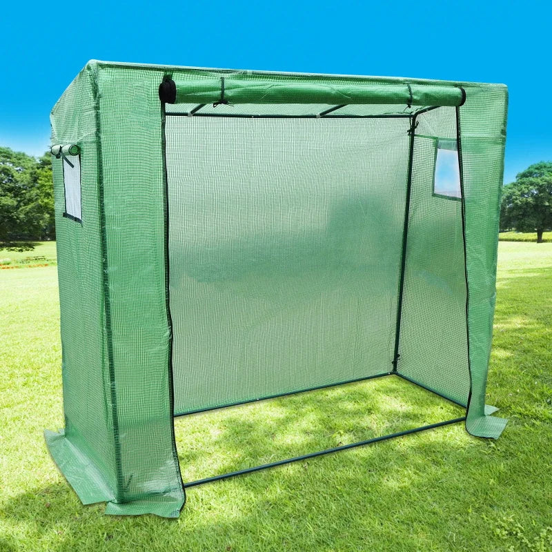 Sunrise 7'x3'x6' Portable Outdoor Tomato Greenhouse.