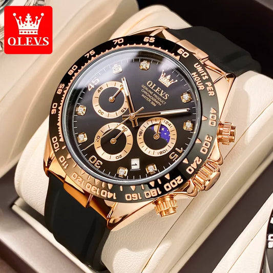 OLEVS New Luxury Men's Watches Quartz Watch Multifunction