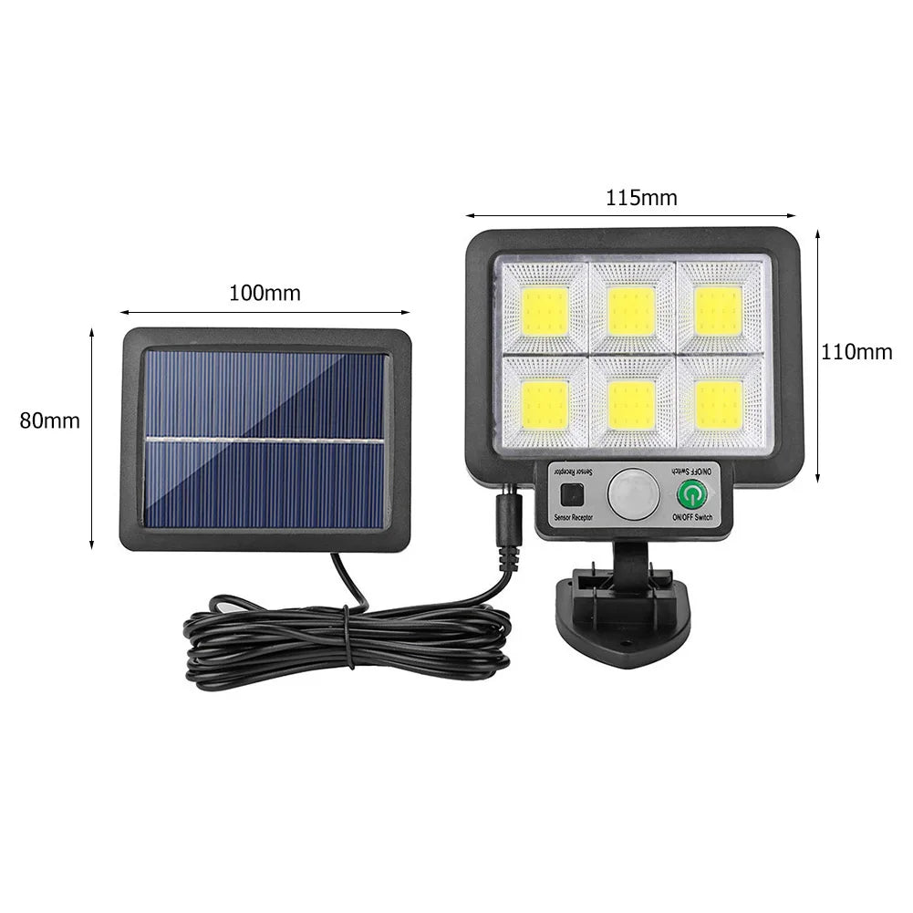 LED Solar Powered Wall Light Outdoor Motion Sensor.