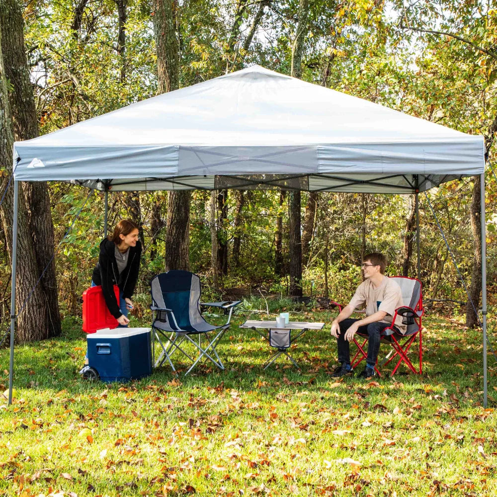 12' x 12' Instant Straight Leg Canopy for Camping  shed