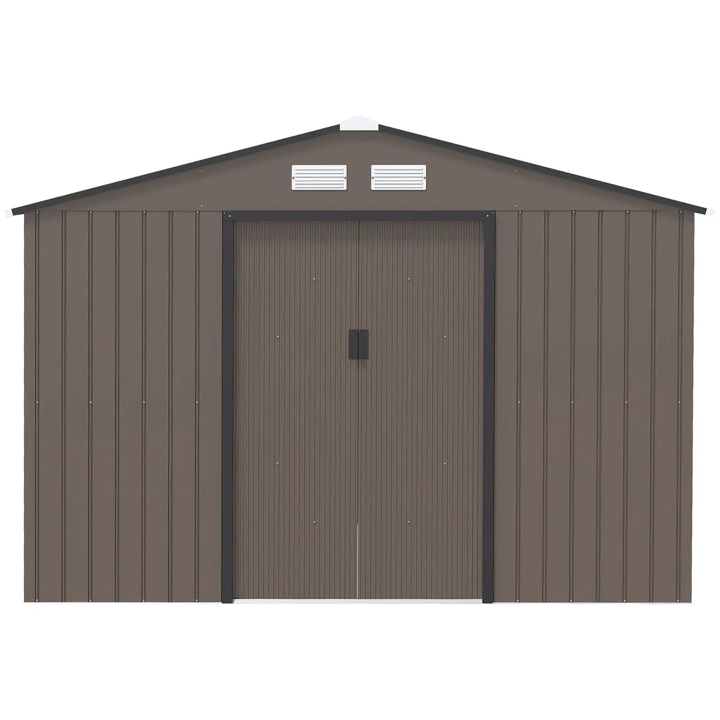 13' x 11' Steel Outdoor Utility Storage Tool Shed.