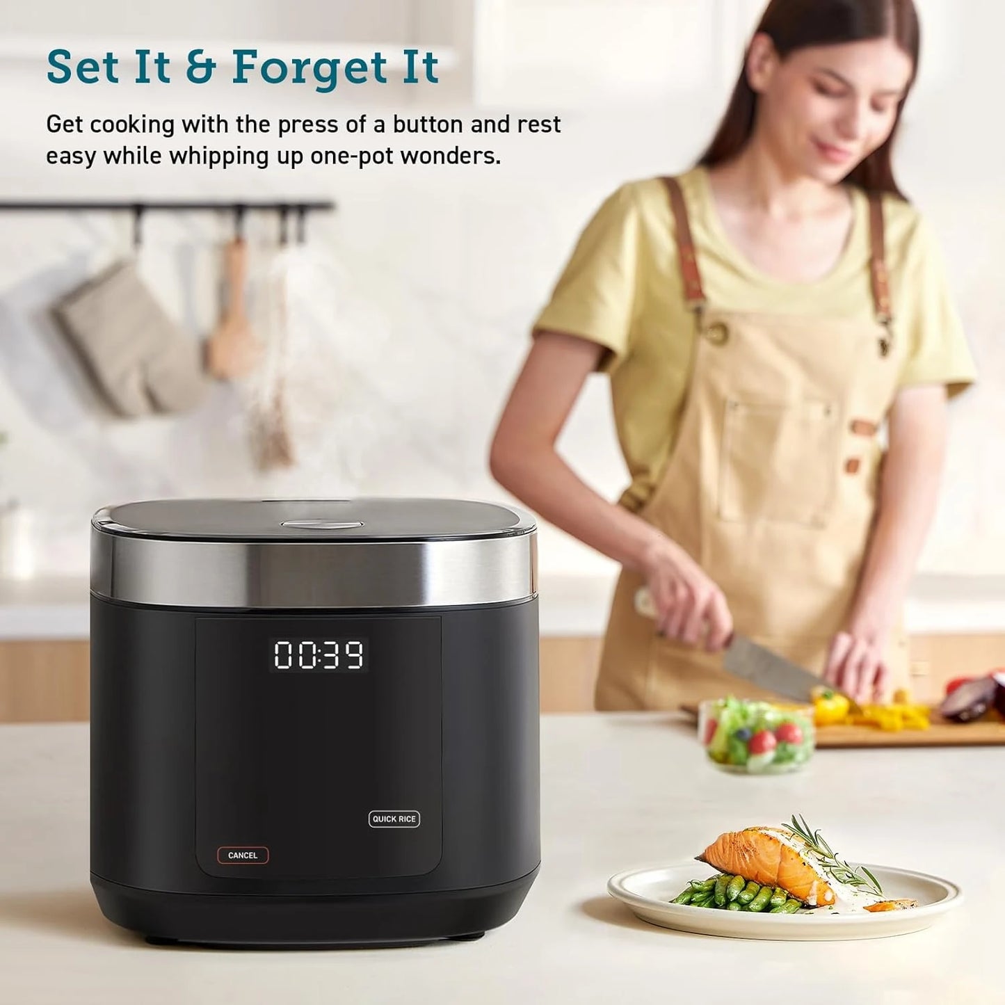 Rice Cooker Maker 18 Functions Multi Cooker.