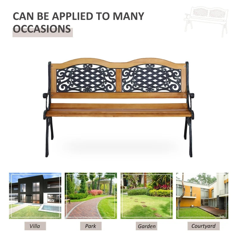 50" Outdoor Garden Bench,with a 2 Person Loveseat