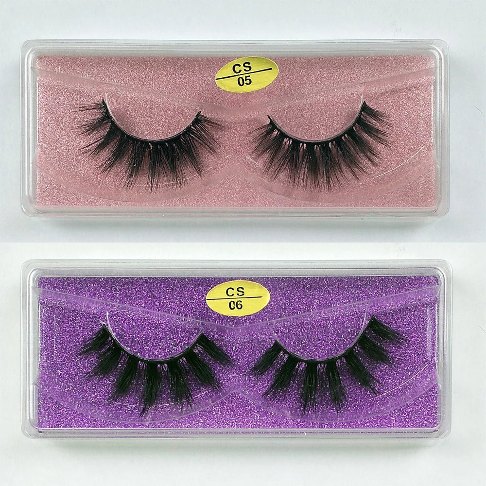 3D Mink Lashes Bulk Wholesale 30/50/100pcs Natural Fluffy Wispy