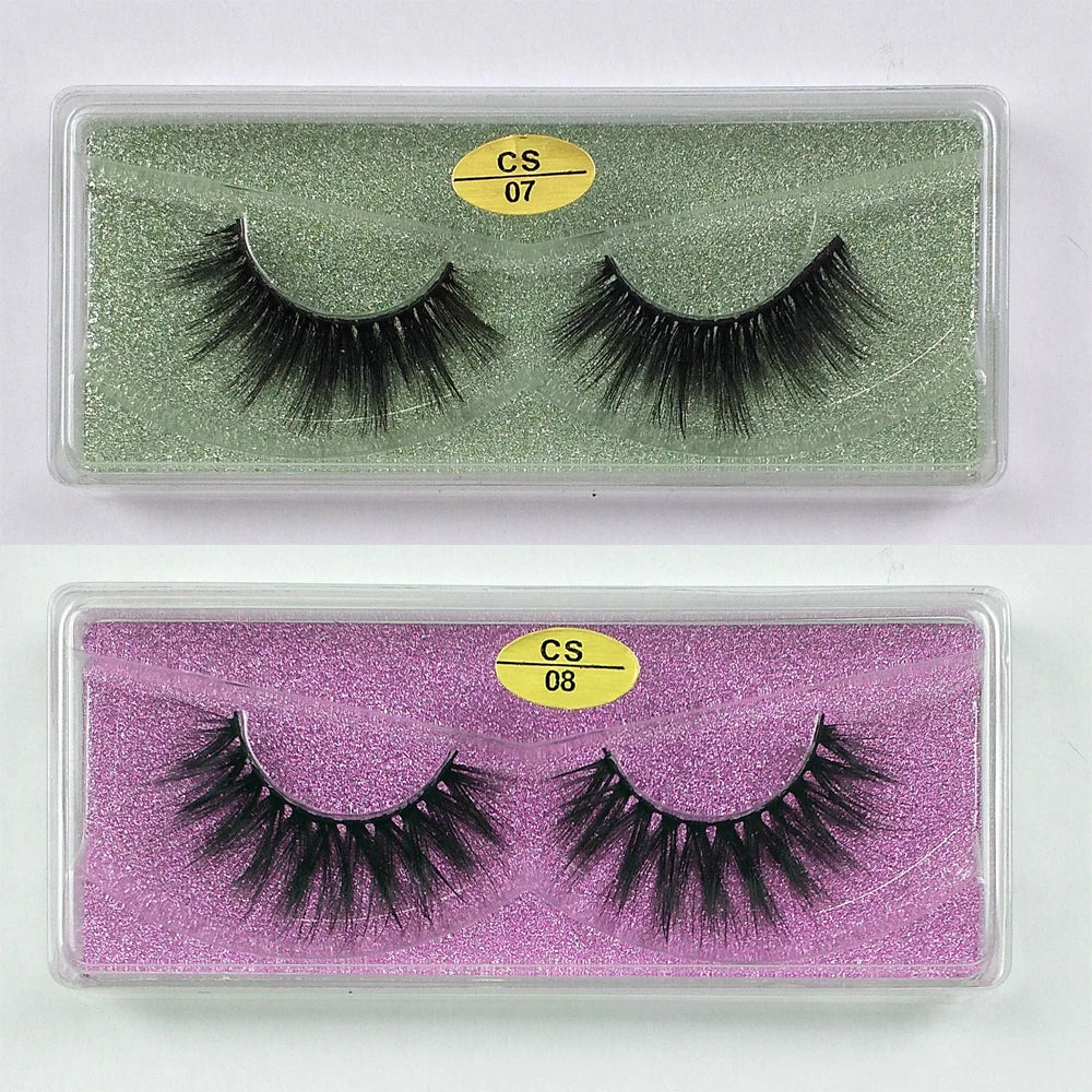 3D Mink Lashes Bulk Wholesale 30/50/100pcs Natural Fluffy Wispy