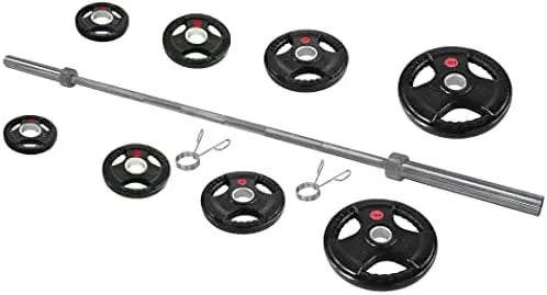 Barbell, 130-Pound, 300-Pound or 325-Pound Set, Multiple Packages