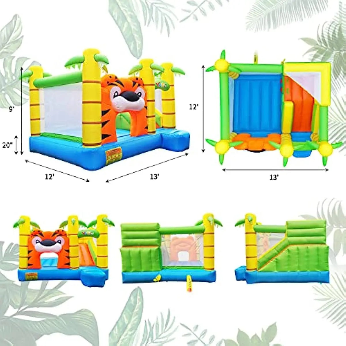 YARD Bounce House King Tiger Bouncy House for Kids