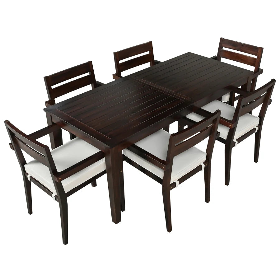 Modern And Stylish Design Acacia Wood Dining Table.