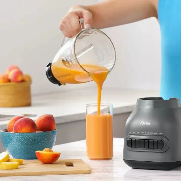 Oster Easy-to-Clean Blender with Dishwasher-Safe Glass Jar.