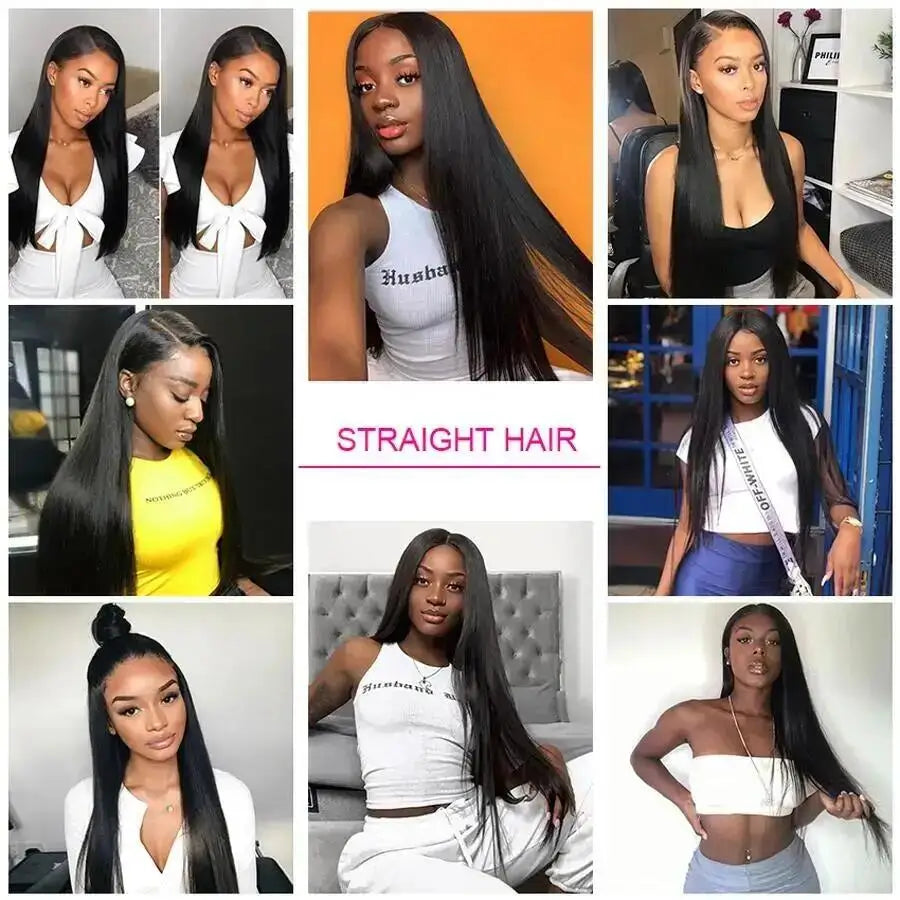 32 Inch Straight Lace Front Wig 13x4 Human Hair