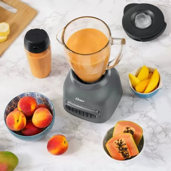 Oster Easy-to-Clean Blender with Dishwasher-Safe Glass Jar.