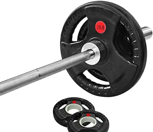 Barbell, 130-Pound, 300-Pound or 325-Pound Set, Multiple Packages