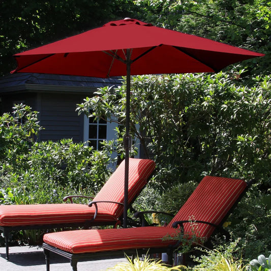 Outdoor Shade with Easy Crank- Table Umbrella.